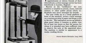 Too funny! Those clever Brits had the prototype for Twitter in 1935.