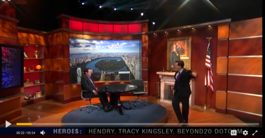 Kevin Mitnick Interview on Steven Colbert